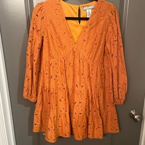 Babydoll orange dress